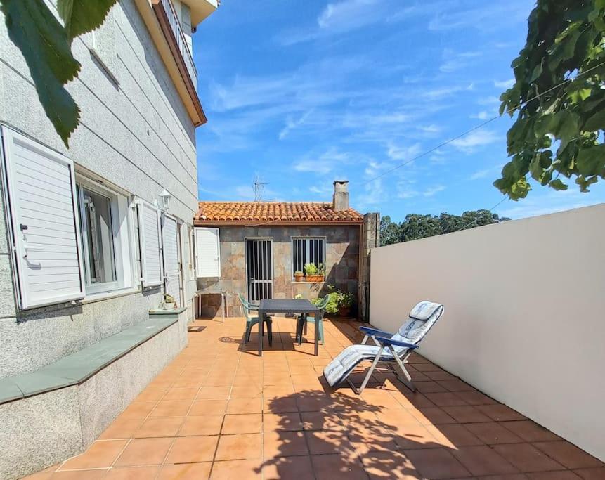 Apartamento Rias Bajas Apartamento Con Jardin Vilanova de Arousa Exterior foto